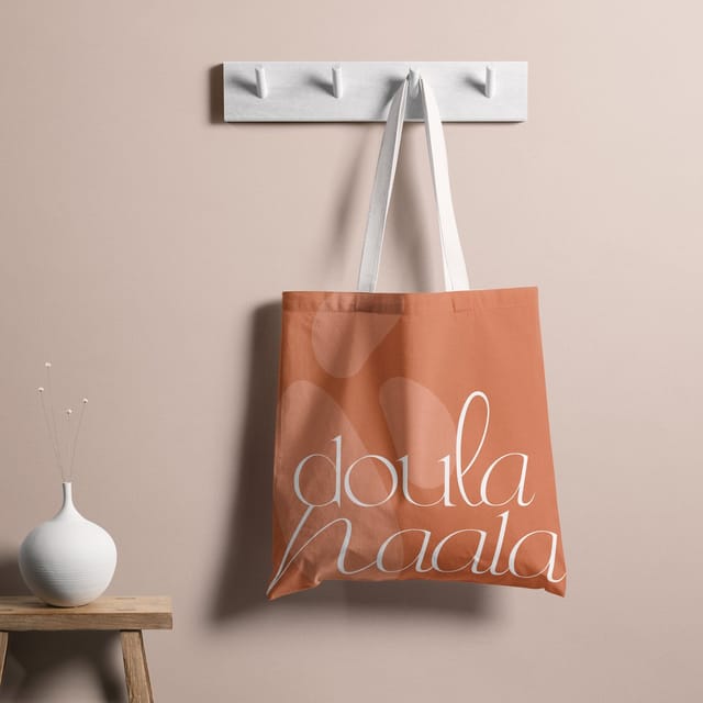 Tote bag Doula Naala - identité visuelle